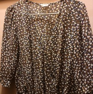 Floar dress top